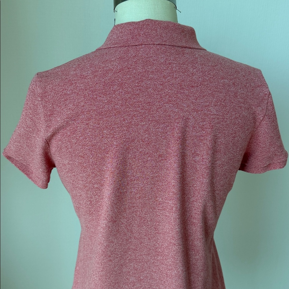 Lacoste Women's Button Down pink Polo Shirt  short sleeve Size 38 ( S) - Picture 7 of 13